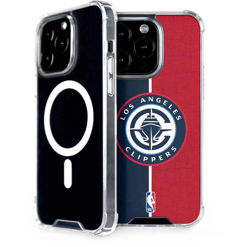 NBA LA Clippers Canvas iPhone 15 Pro MagSafe Case